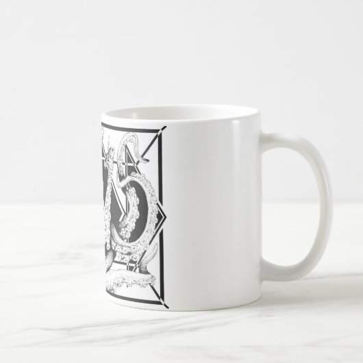 Die kraken-Kaffee-Tasse ZNDC Studios Haupt Kaffeetasse (Rechts)