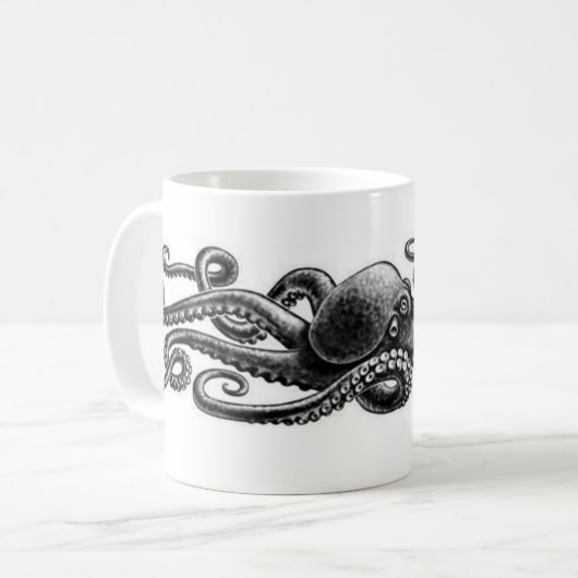 Die Kraken-Tasse Kaffeetasse (Vorderseite Links)