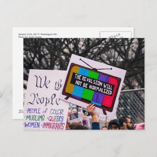 Die Krämpfe werden nicht normalisiert Postkarte (Vorne/Hinten)