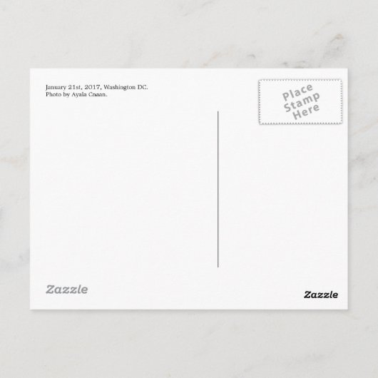 Die Krämpfe werden nicht normalisiert Postkarte (Rückseite)