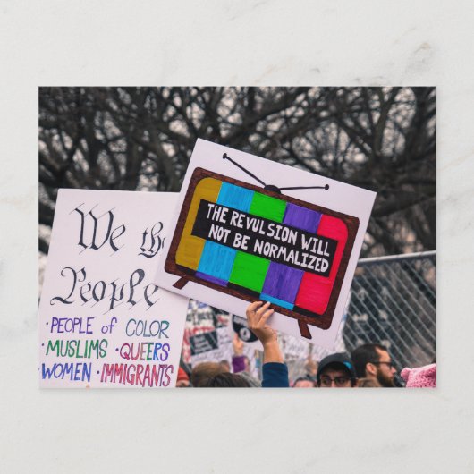 Die Krämpfe werden nicht normalisiert Postkarte (Vorderseite)