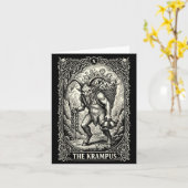 Die Krampus-Tarotkarte Goth Zauberhafte schwarze P Karte (Gelbe Blume)