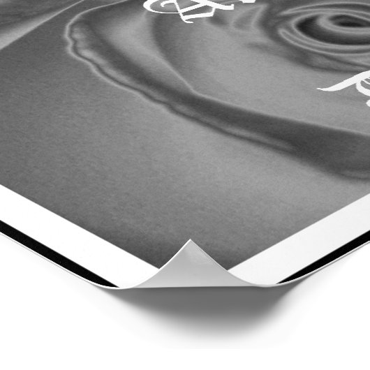 Die kranke Rose, William Blake, gotische Rose Poster (Ecke)