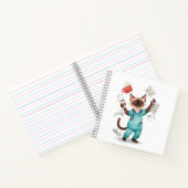 Die Krankenschwester hat eine Kaffeepause für Katz Notizblock (Innenseite)