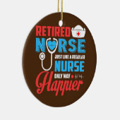 Die Krankenschwester ist wie eine normale Krankens Keramik Ornament (Rechts)