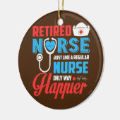 Die Krankenschwester ist wie eine normale Krankens Keramik Ornament (Links)