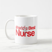 Die Krankenschwester-Kaffee-Tasse der Welt beste Kaffeetasse (Links)
