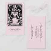 Die Krankenschwester Tarot Visitenkarte (Vorne/Hinten)