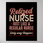 Die Krankenschwester wird wie eine normale Kranken Poster (Vorne)