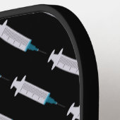 Die Krankenschwestern nennen die Schüsse-Signatur Pickleball Schläger (Linke Seite)