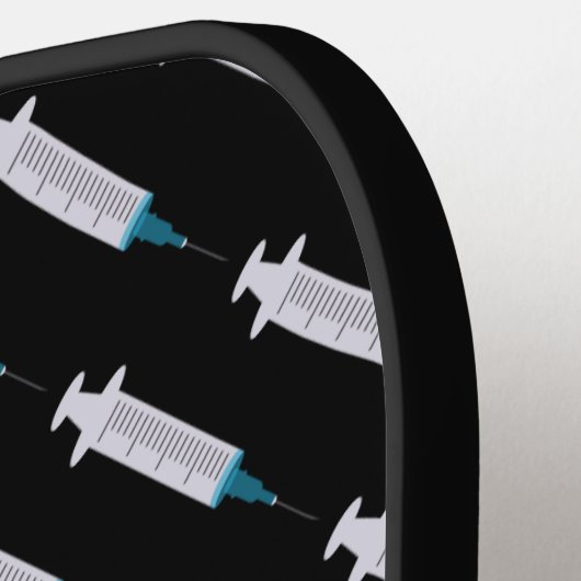 Die Krankenschwestern nennen die Schüsse-Signatur Pickleball Schläger (Linke Seite)
