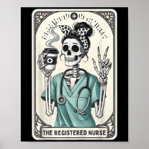 Die Krankenversicherungskarte Skelett Rn Nursin Ta Poster