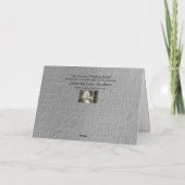 Die Kranzmauer im Schnee Karte (Rückseite)