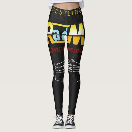 Die Krasse Mall "80er Wrestling" Leggings (Vorderseite)