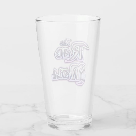 Die krasse Mall"Kristall" Logo 16oz Glas-Trommel Glas (Rückseite)