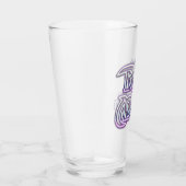 Die krasse Mall"Kristall" Logo 16oz Glas-Trommel Glas (Rechts)