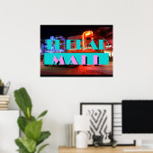Die Krasse Mall "MIAMI: Nights" 20" x 28" Poster (Heimbüro)