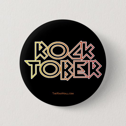 Die Krasse Mall-Taste "RockOctober" Button (Vorderseite)