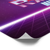 Die Krasse Mall "Wave 2" 12in x 8,5in Poster (Ecke)