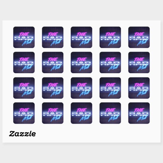 Die Krasse Mall "Wave 7" Square Stickers (Blatt)