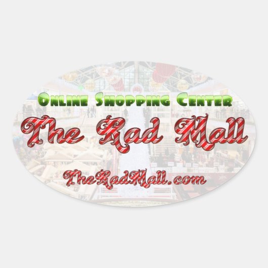 Die Krassen Mall "HOLIDAYS" Oval Stickers (Blatt 4 (Vorderseite)