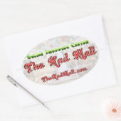 Die Krassen Mall "HOLIDAYS" Oval Stickers (Blatt 4 (Umschlag)