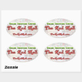 Die Krassen Mall "HOLIDAYS" Oval Stickers (Blatt 4 (Blatt)