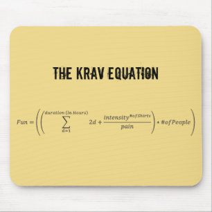 "Die Krav Gleichung" Mousepad