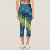 die Krawatte Capri Leggings (Rückseite)
