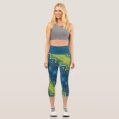 die Krawatte Capri Leggings (Vorderseite)