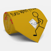 Die Krawatte der Apotheker-lustigen Männer (Gerollt)