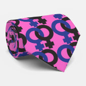 Die Krawatte der Damen - Rosa (Gerollt)