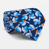 Die Krawatte der fliegenden Ostdrossel-Männer (Gerollt)