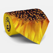 Die Krawatte der gelbe Sonnenblume-botanischen (Gerollt)