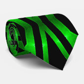 Die Krawatte der glühenden grünen Männer (Gerollt)