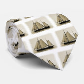 Die Krawatte der großen Schiffs-Männer (Gerollt)