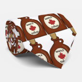 Die Krawatte der Kanada-Ahorn-Sirup-Spaß-seidigen (Gerollt)