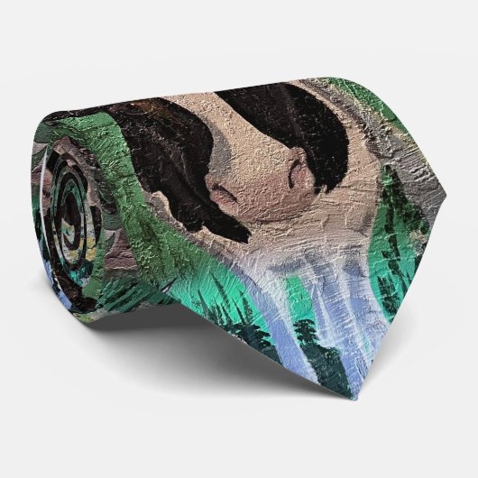 Die Krawatte der Kuh durch die Milch (Gerollt)