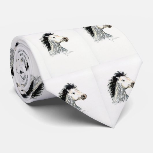 Die Krawatte der Mustang-Pferdemänner (Gerollt)