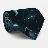 Die Krawatte der Raum-Galaxie-Männer (Gerollt)