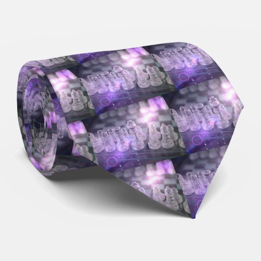 Die Krawatte der Schach-Vorlagenmänner (Gerollt)