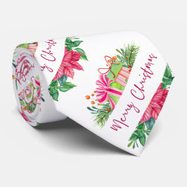 Die Krawatte der Weihnachtselement-frohe