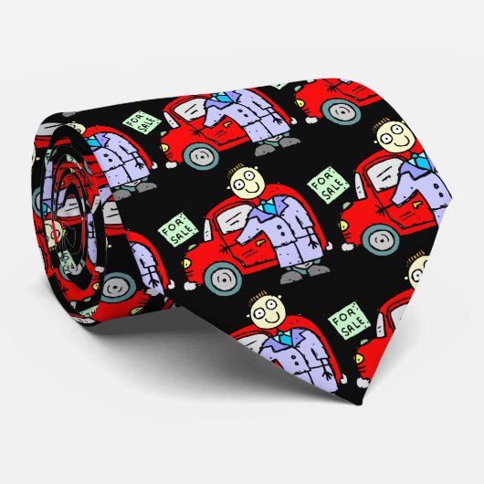 DIE KRAWATTE DES AUTO-VERKÄUFERS (Gerollt)