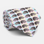 Die Krawatte des Igels-Liebhabers - rosa (Gerollt)