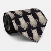 Die Krawatte des Katzen-Liebhabers (Gerollt)