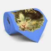 Die Krawatte des Katzen-Liebhabers (Gerollt)