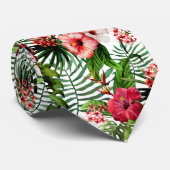 Die Krawatte des tropischen Entwurfs-Mannes (Gerollt)