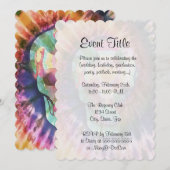 Die Krawatte des Zuckerschädels die die Farben von Einladung (Vorne/Hinten)