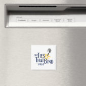 Die Krawatte, die das Logo-Magnet "Bind saga" Magnet (In Situ (Geschirrspüler))