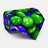 Die Krawatte grüner u. blauer Yummies Männer durch (Gerollt)